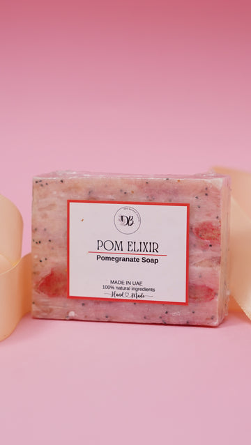 "Pom Elixir" Pomegranate Organic Soap
